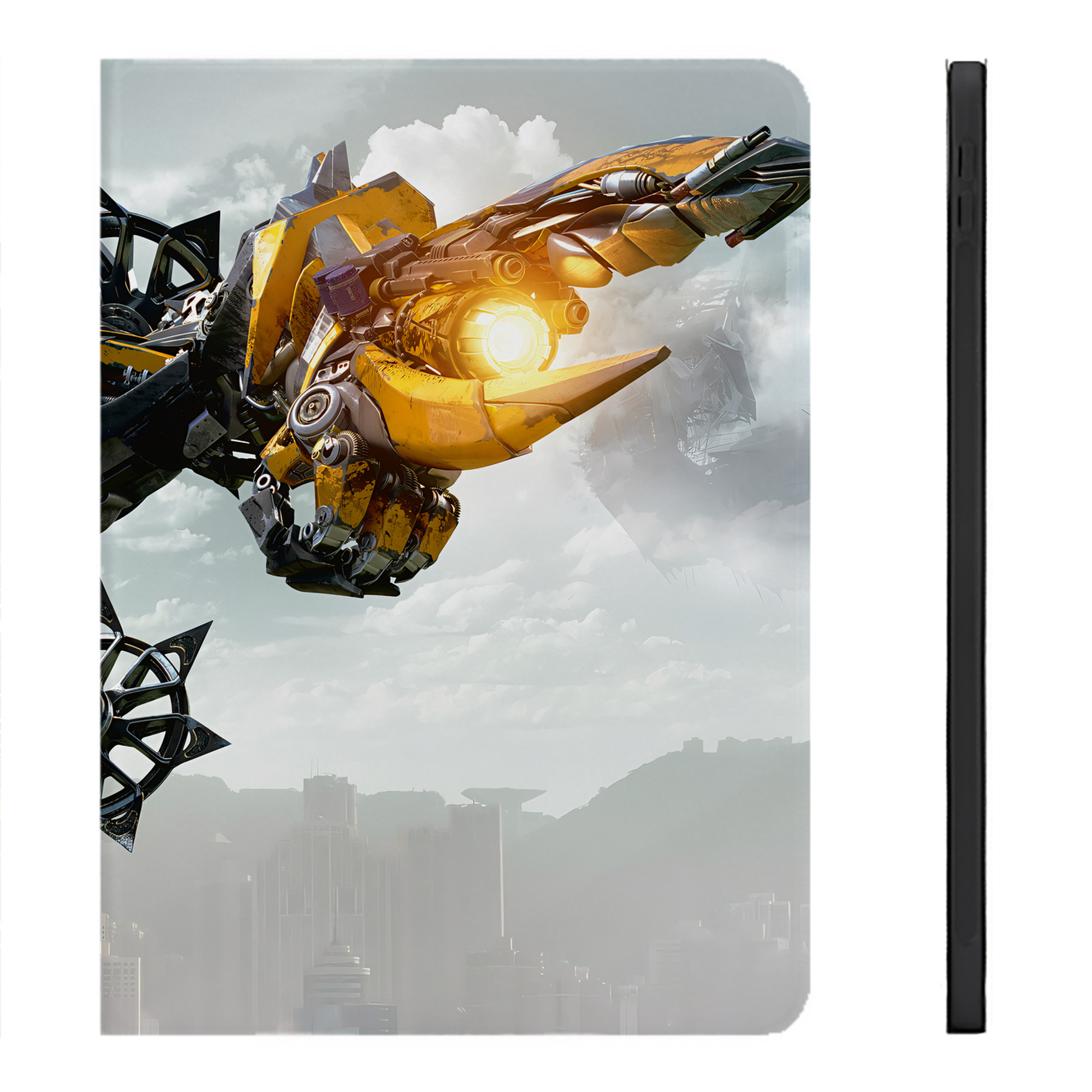 （画像用） Transformers トランスフォーマー IPadケース ペンホルダー付き ブックスタイルデザイン
